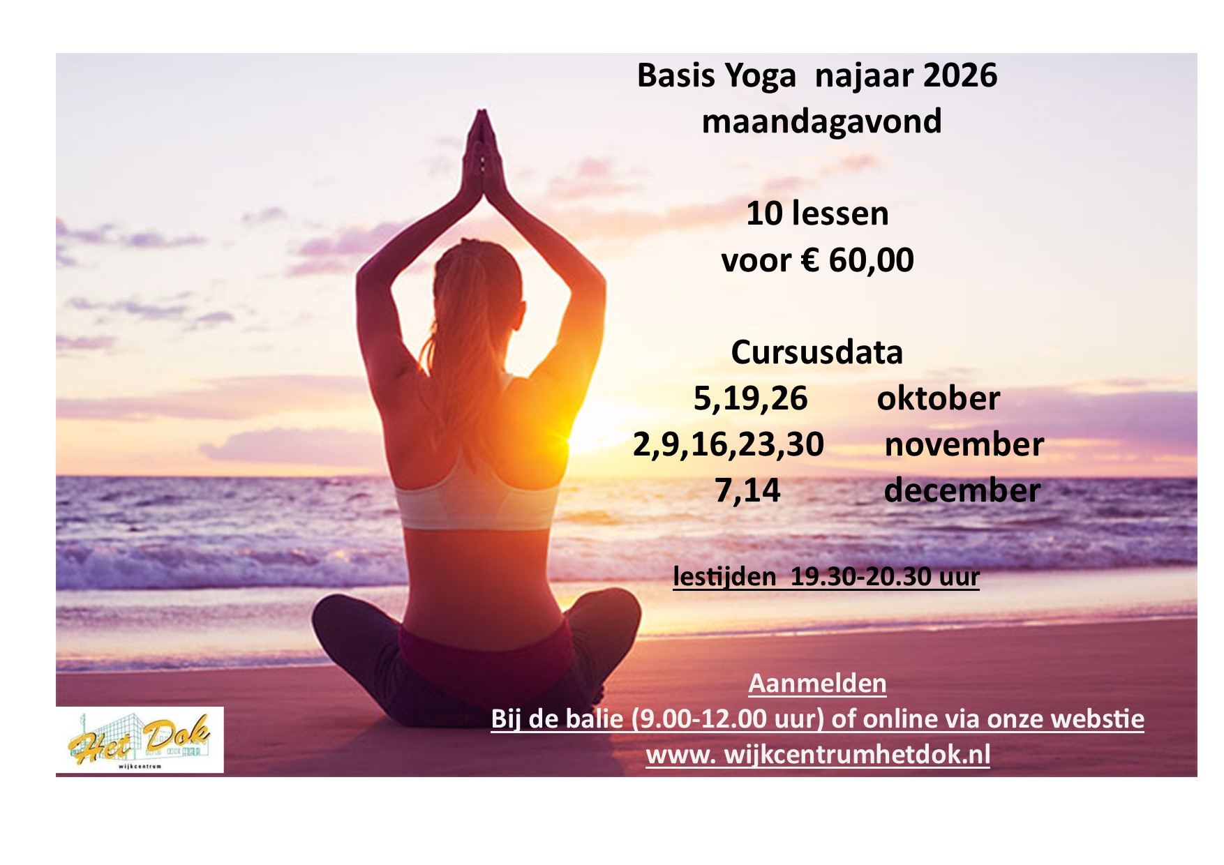 Featured image for “Cursus Basis Yoga, Najaar 2026”